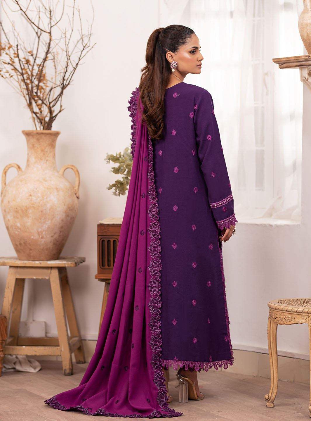 Picture of Roheenaz - Meraki Winter Collection - Naomi - Unstitched - Available at Raja Sahib