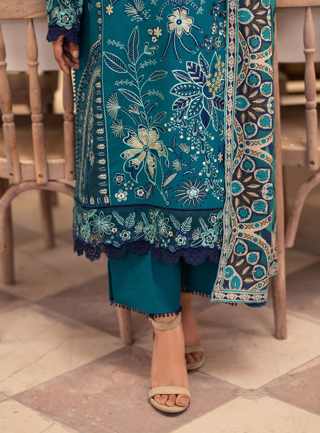 Picture of Roheenaz - Meraki Winter Collection - Tinsley - Unstitched - Available at Raja Sahib