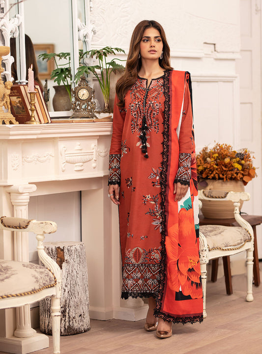 Picture of Roheenaz - Meraki Winter Collection - Alicia - Unstitched - Available at Raja Sahib