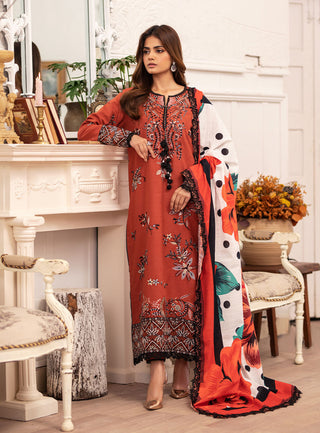 Picture of Roheenaz - Meraki Winter Collection - Alicia - Unstitched - Available at Raja Sahib