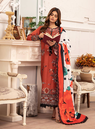 Picture of Roheenaz - Meraki Winter Collection - Alicia - Unstitched - Available at Raja Sahib