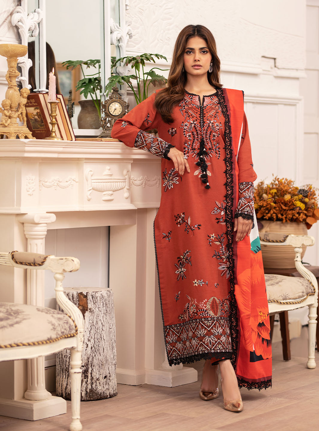 Picture of Roheenaz - Meraki Winter Collection - Alicia - Unstitched - Available at Raja Sahib