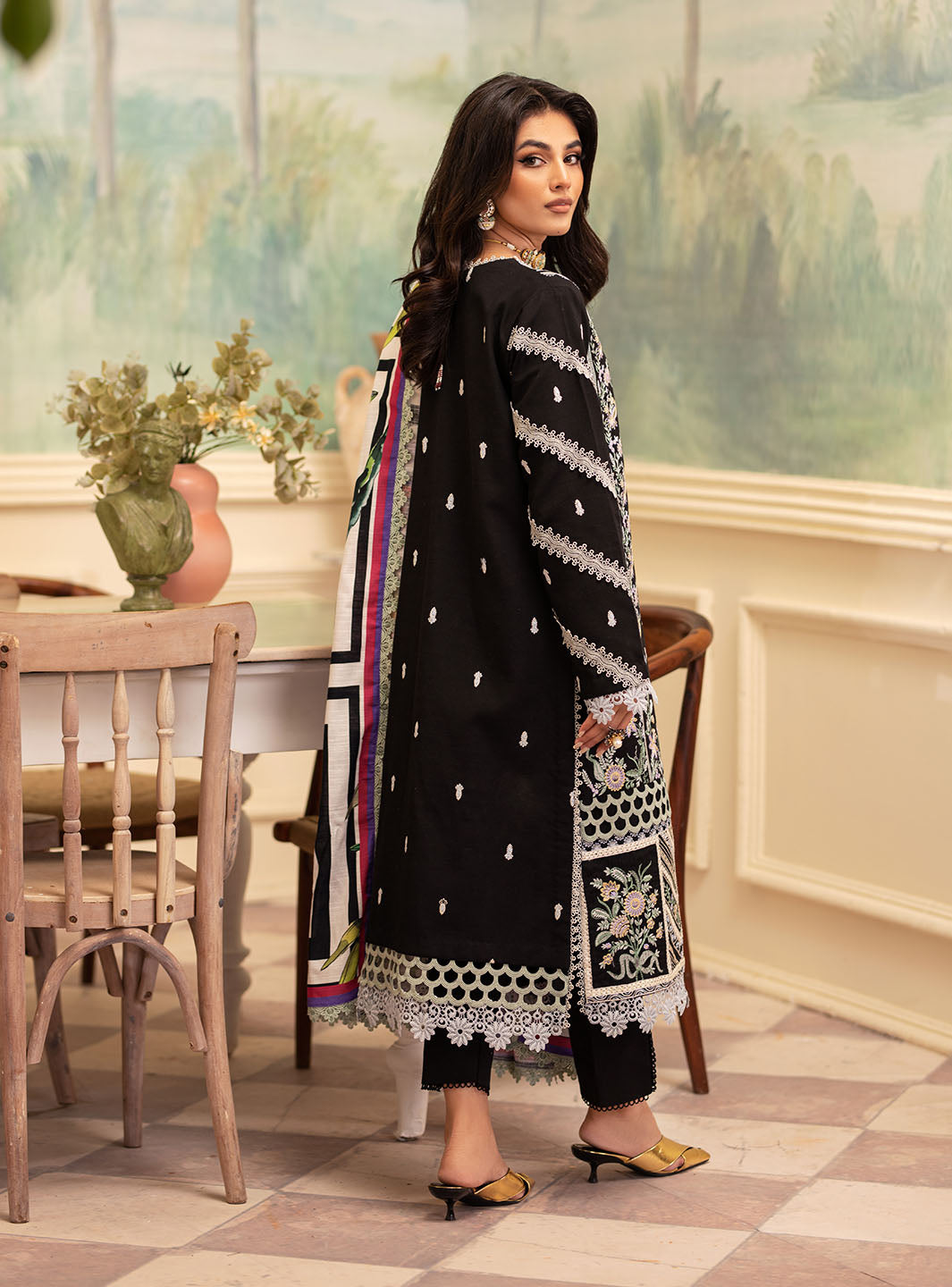 Picture of Roheenaz - Meraki Winter Collection - Rowan - Unstitched - Available at Raja Sahib