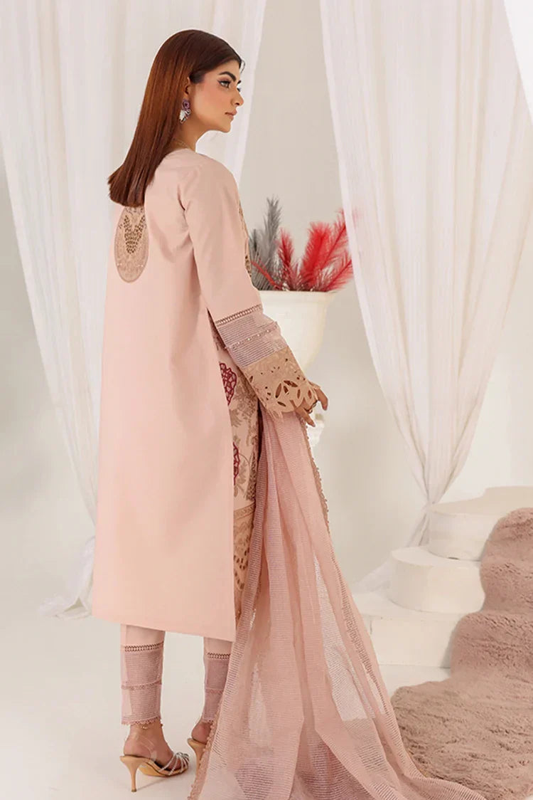 Picture of <!--alr-->Bella Studio - Luxury Embroidered Lawn Collection - Rose Quartz - Available at Raja Sahib