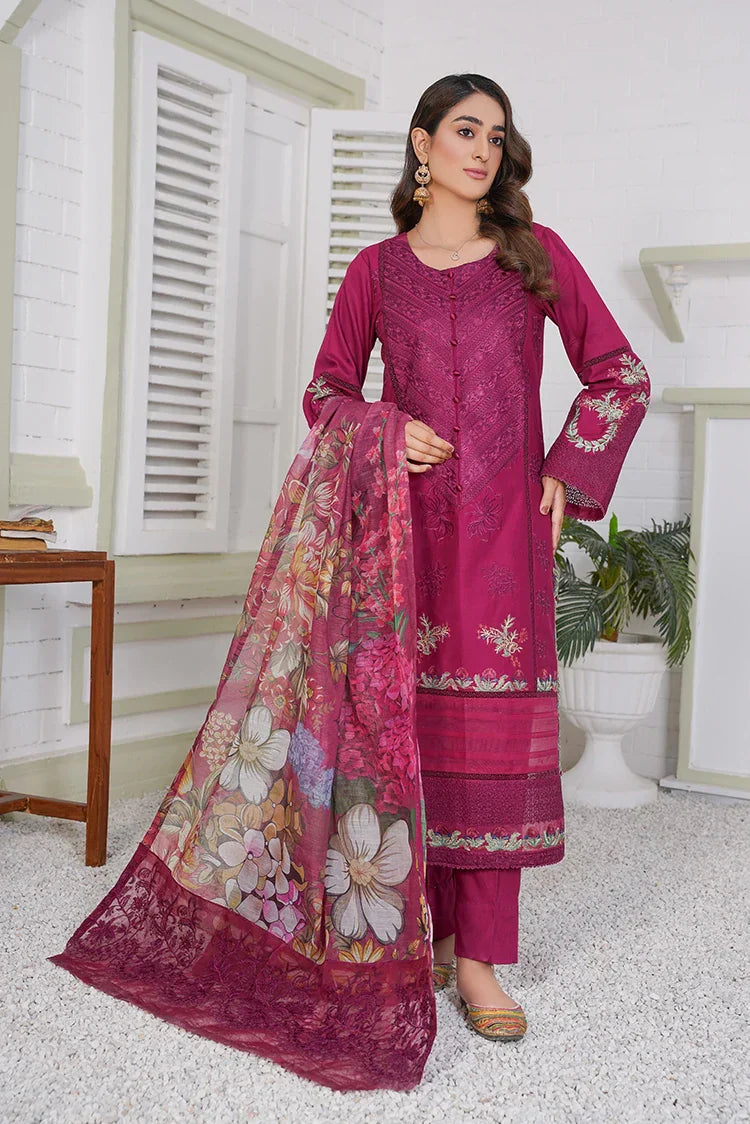 Picture of <!--ban-->Threads & Weaves - 3 PC Lawn Pret '24 - RTWL24206 - Available at Raja Sahib
