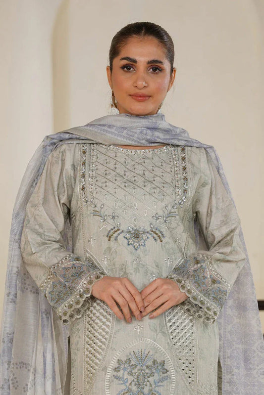 Threads & Weaves - 3 Piece - Light Sage Grey