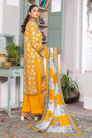 Humdum - Rang e Noor Unstitched Lawn Collection - D04