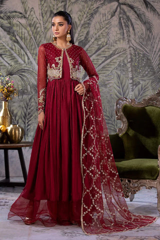 Picture of Amber Imran - Punkh Luxury Formals - Ruby Royal - Available at Raja Sahib