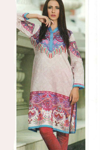 Picture of Al Zohaib Textile - Design 6A Zanish Kurti Collection - Available at Raja Sahib