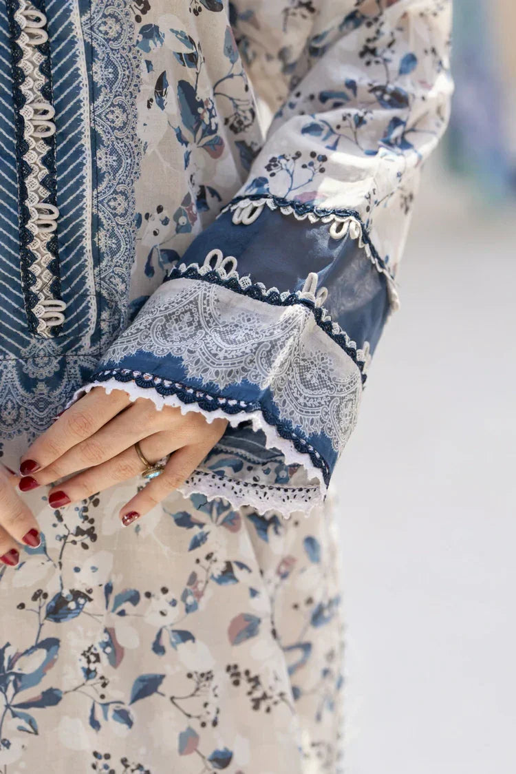 3-PC Unstitched Printed Lawn Suit