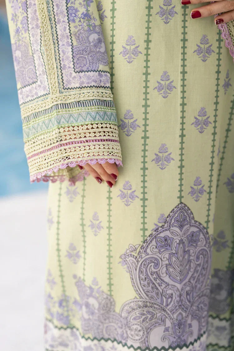 3-PC Unstitched Printed Lawn Suit