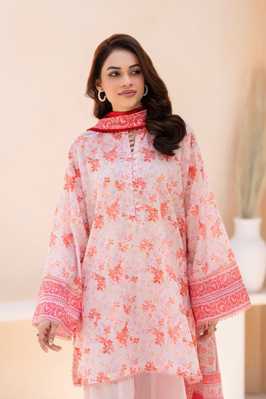 Ellena - 3-PC Unstitched Printed Lawn Suit