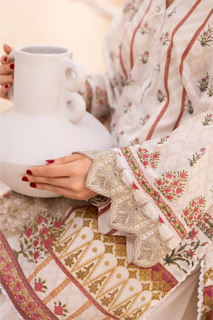 3-PC Unstitched Printed Lawn Suit