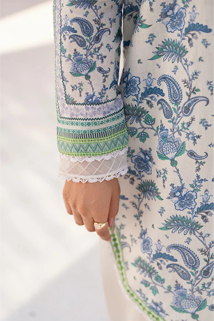 3-PC Unstitched Printed Lawn Suit