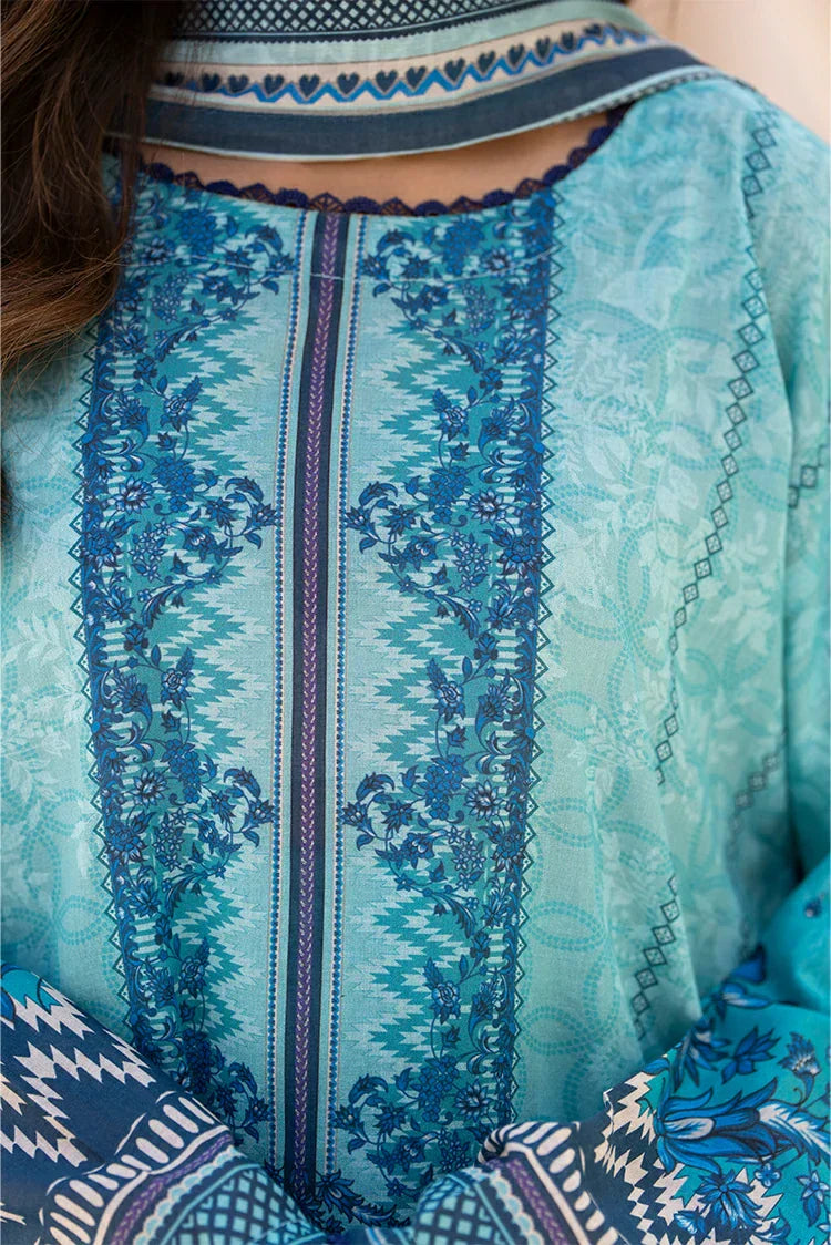 3-PC Unstitched Printed Lawn Suit