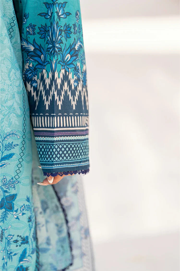 3-PC Unstitched Printed Lawn Suit
