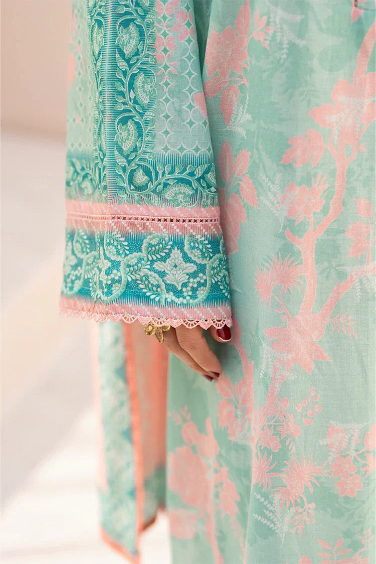 3-PC Unstitched Printed Lawn Suit