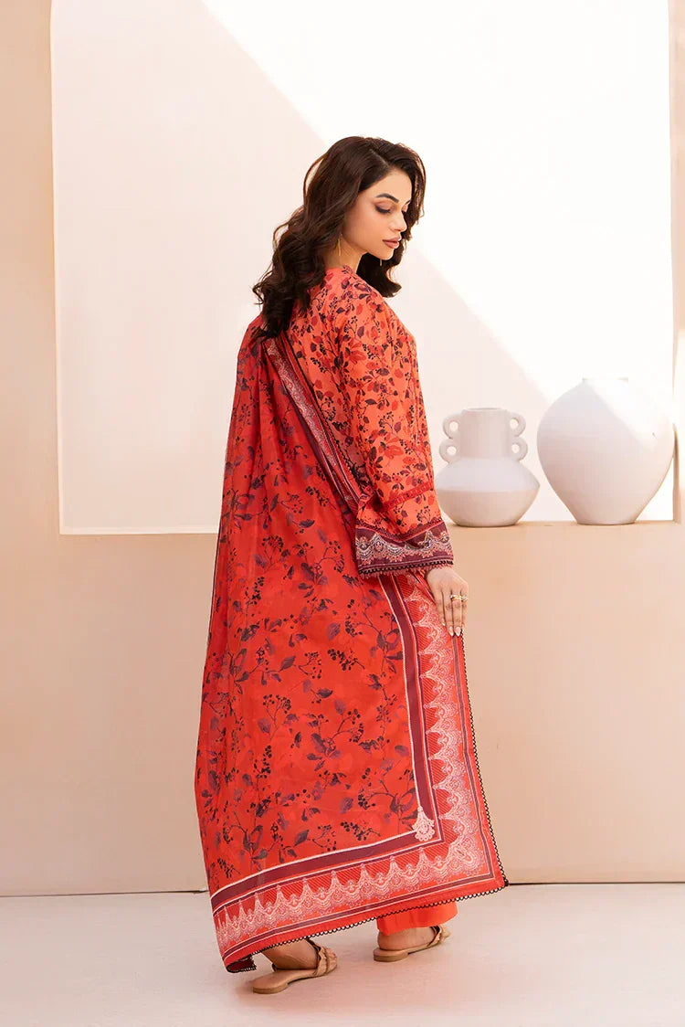3-PC Unstitched Printed Lawn Suit