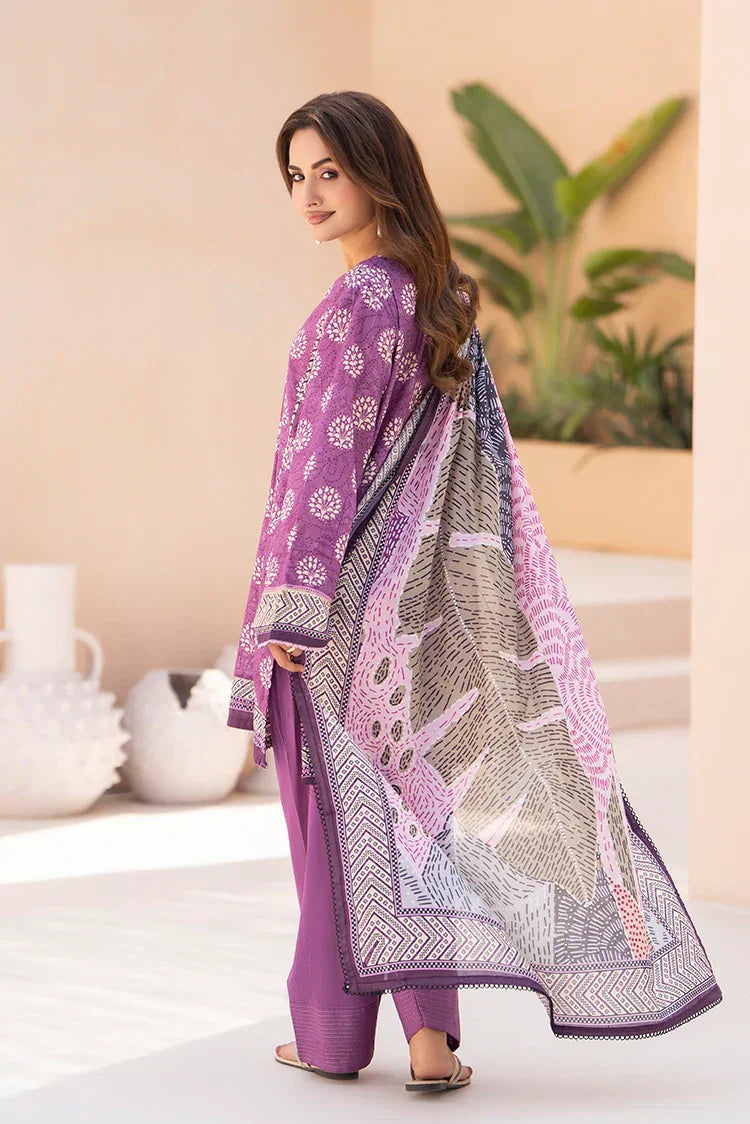 3-PC Unstitched Printed Lawn Suit