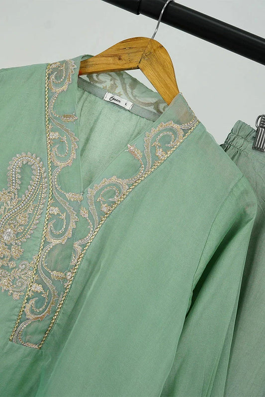 6Teen - 3 Piece - Olive Oranza Embroidered Suit