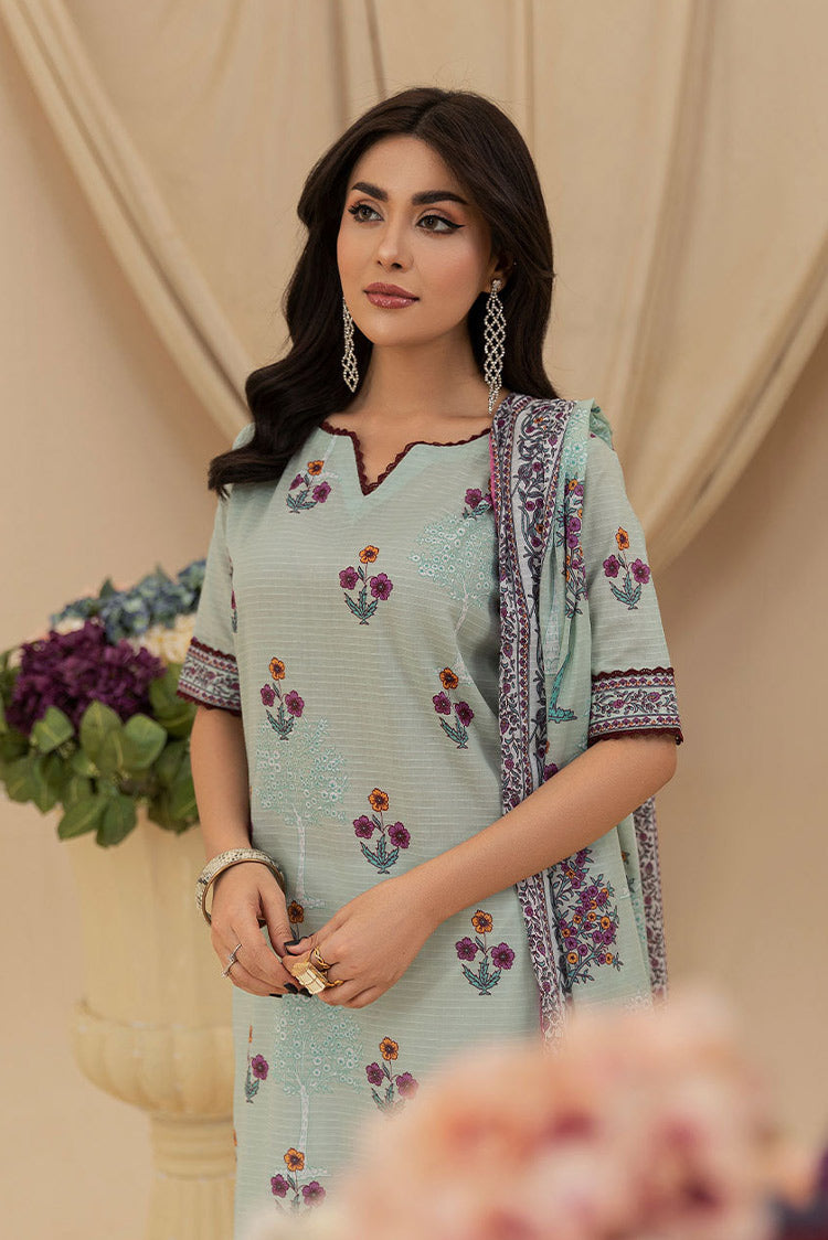 Picture of Safwa - Safron 3 Pc Digital Printed Lawn Collection Vol 02 - SAF-18 - Available at Raja Sahib