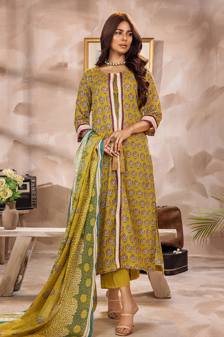 Picture of Safwa - Safron 3 Pc Digital Printed Lawn Collection Vol 03 - SAF-28 - Available at Raja Sahib