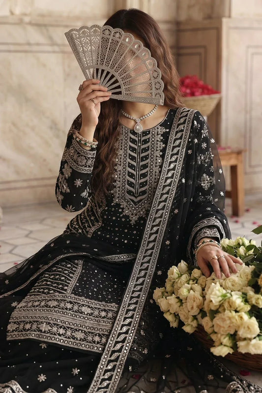 Saira Sultana - Saba - Black - 4 Piece