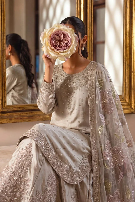 Saira Sultana - Zara - Fawn - 3 Piece