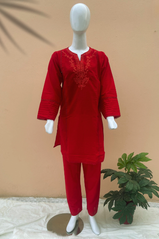 Damask - Sajni 2 PC Embroidered Pret Collection - Rang e haya