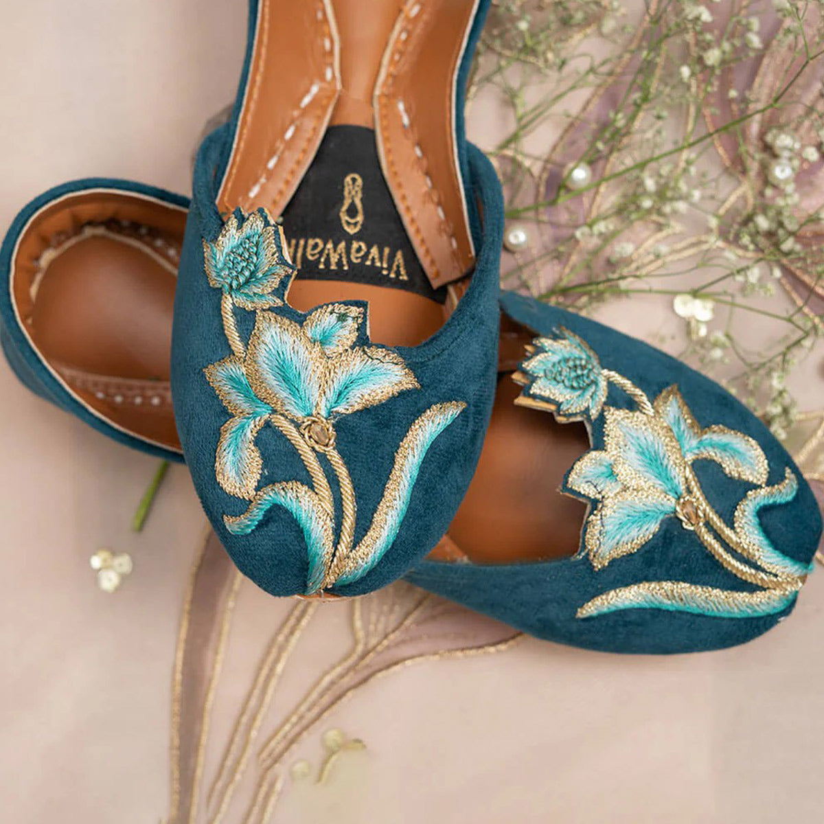 Picture of Viva Walk - Nature Muse - Sapphire Bloom - Available at Raja Sahib