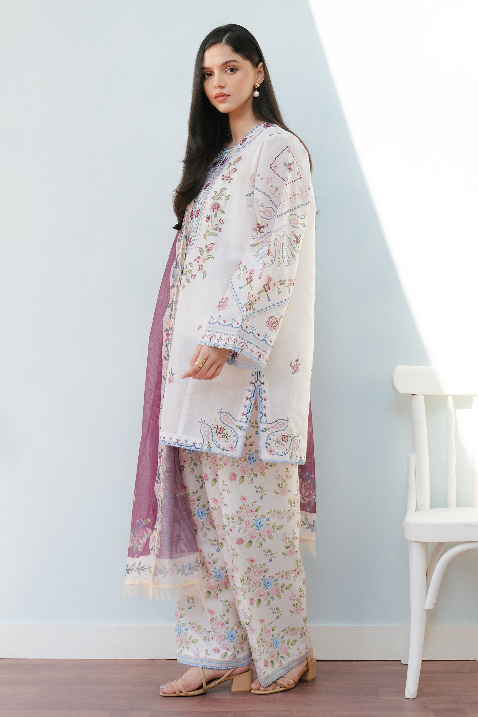 Picture of Zara Shahjahan - Coco Lawn Collection - SERENE-2B - Available at Raja Sahib