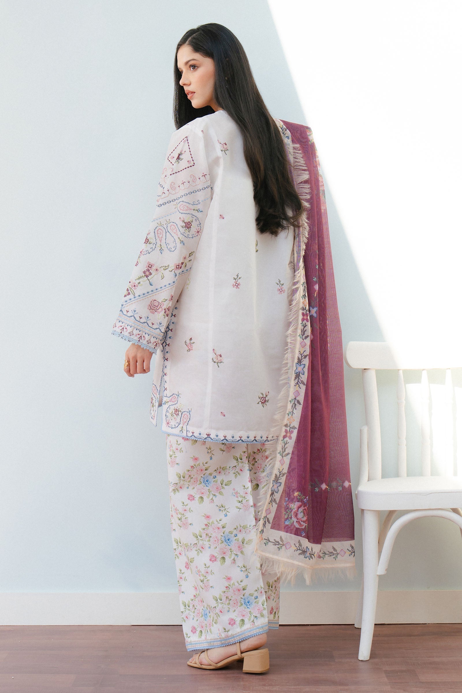 Picture of Zara Shahjahan - Coco Lawn Collection - SERENE-2B - Available at Raja Sahib