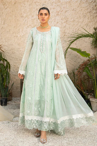 Picture of Manahils - Safiyya RTW Collection - K-152-Aqua - Available at Raja Sahib