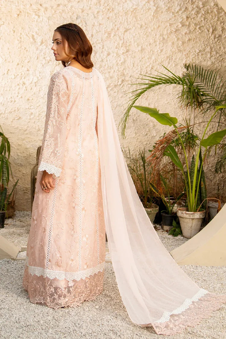 Picture of Manahils - Safiyya RTW Collection - K-152-Peach - Available at Raja Sahib