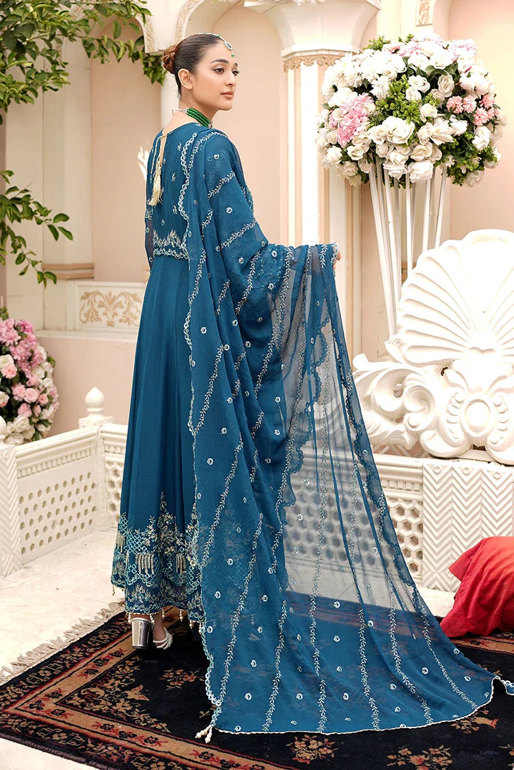 Picture of Ricamo - Dhanak 4 PC Unstitched Festive Collection - Shahsa - Available at Raja Sahib