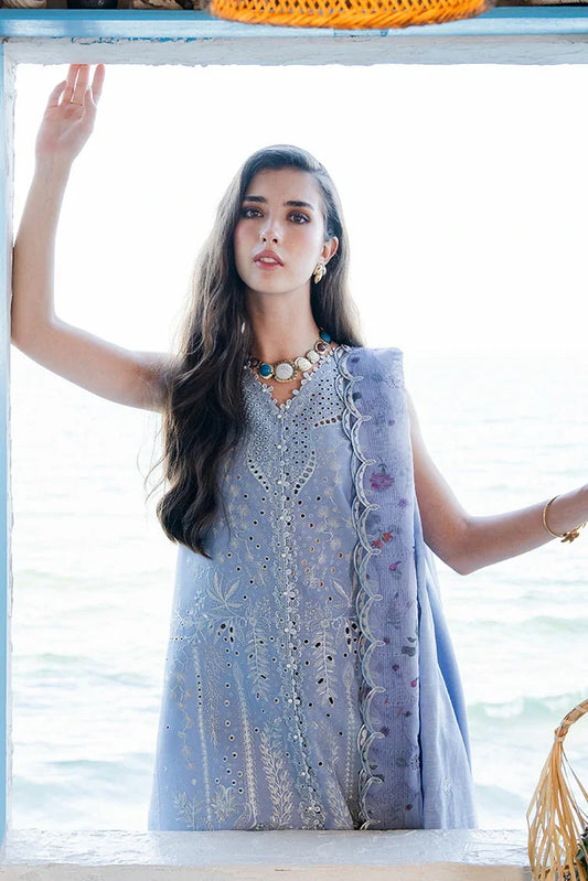 Fiona - Solara Luxury Lawn - Sterling