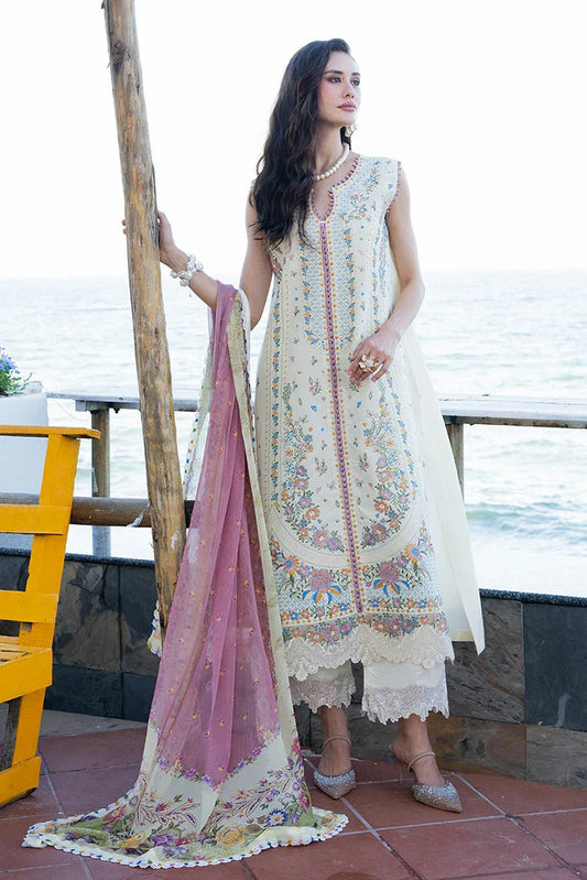 Fiona - Solara Luxury Lawn - Pearl