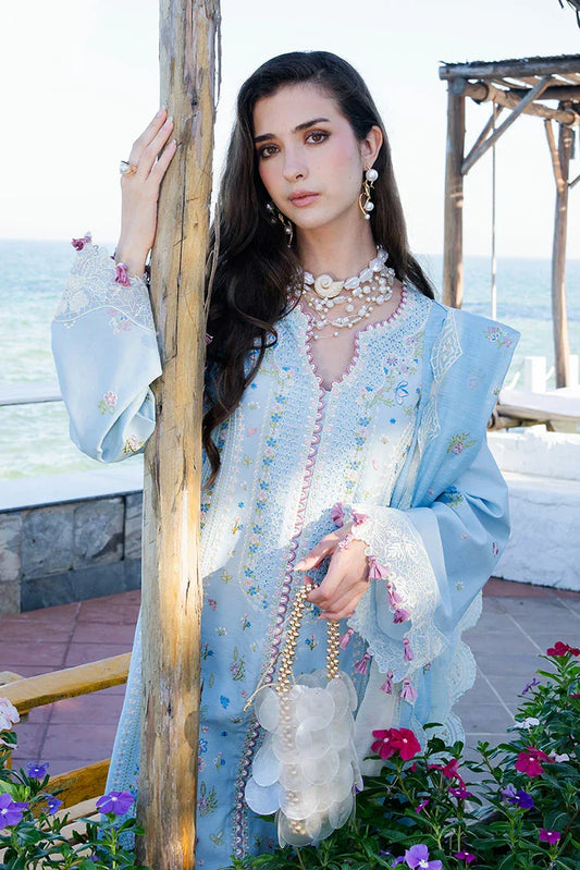 Fiona - Solara Luxury Lawn - Azure