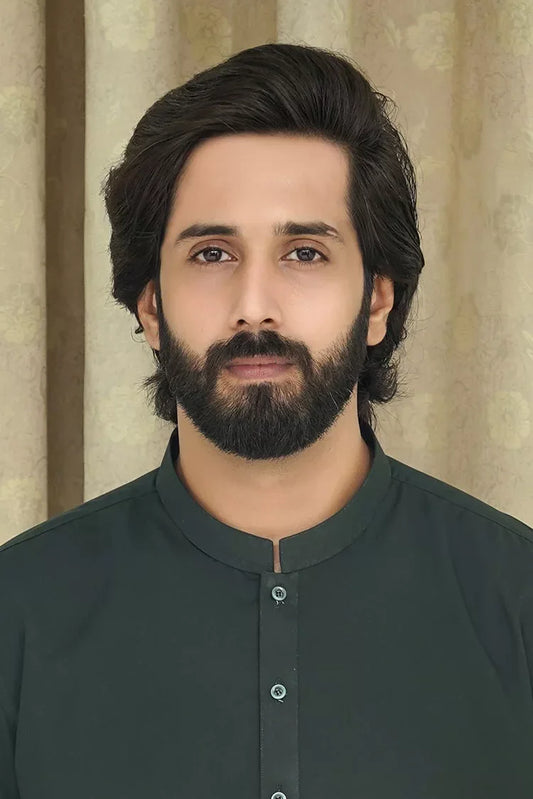 Maqsood Garments - Wash & Wear Men's Shalwar Kameez - Green