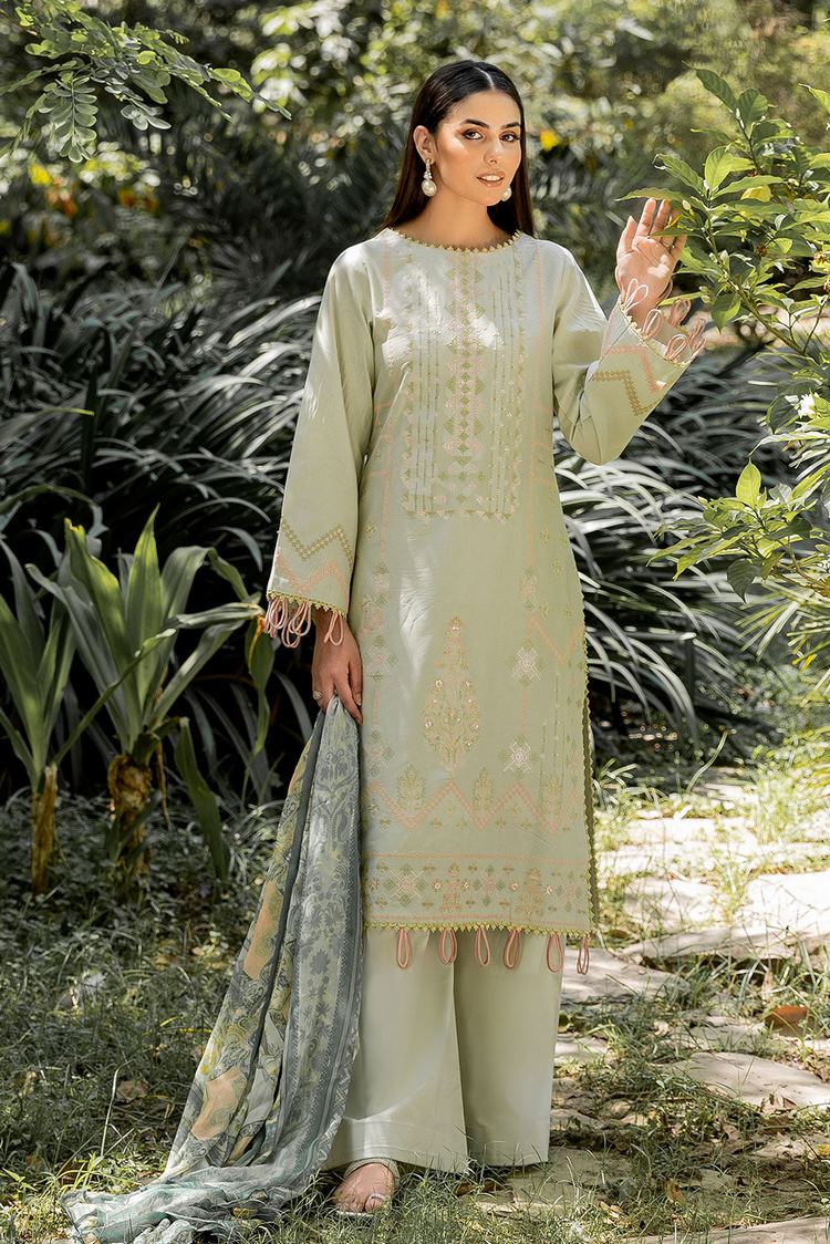 Picture of Safwa - Spinel Premium Embroidered Unstitched Collection Vol 1 - SPN-02 - Available at Raja Sahib