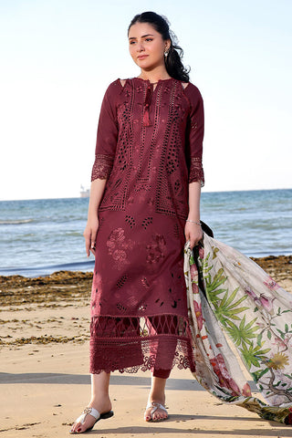 Picture of Izel Apparel - Saahil Signature Lawn Collection - Laleen - Available at Raja Sahib