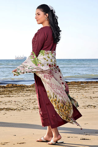 Picture of Izel Apparel - Saahil Signature Lawn Collection - Laleen - Available at Raja Sahib