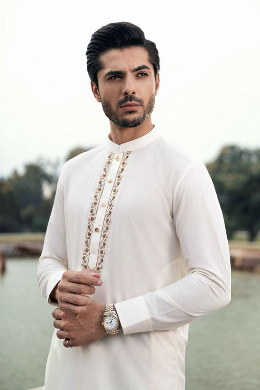 Dynasty - Embroidered Wash & Wear Shalwar Kameez