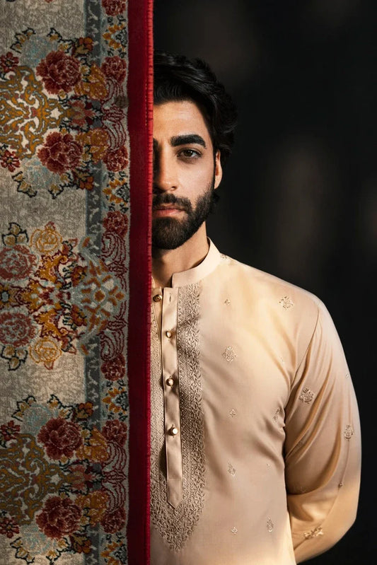 Dynasty - Embroidered Kurta Trouser