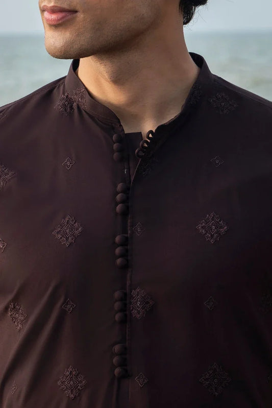 Dynasty - Embroidered Kurta Trouser