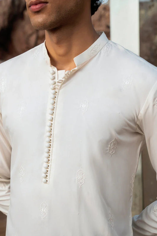 Dynasty - Embroidered Kurta Trouser