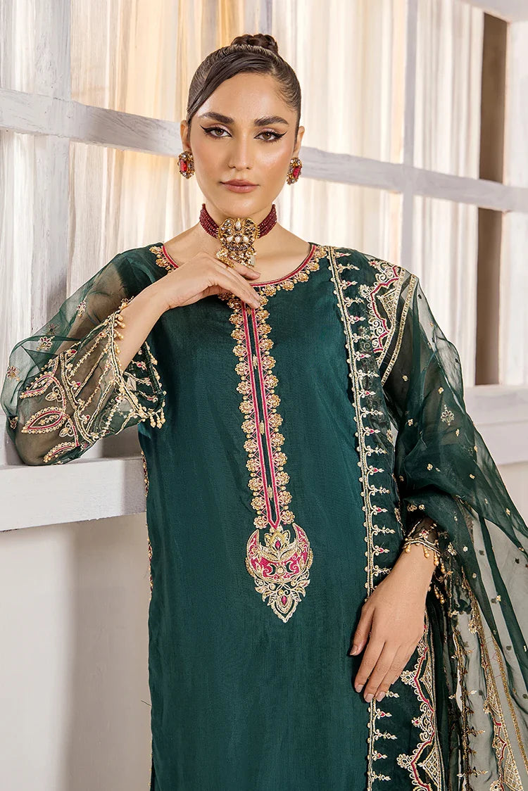 Picture of Rajwani - Sahiba Luxury Pret - Xenia green - Available at Raja Sahib