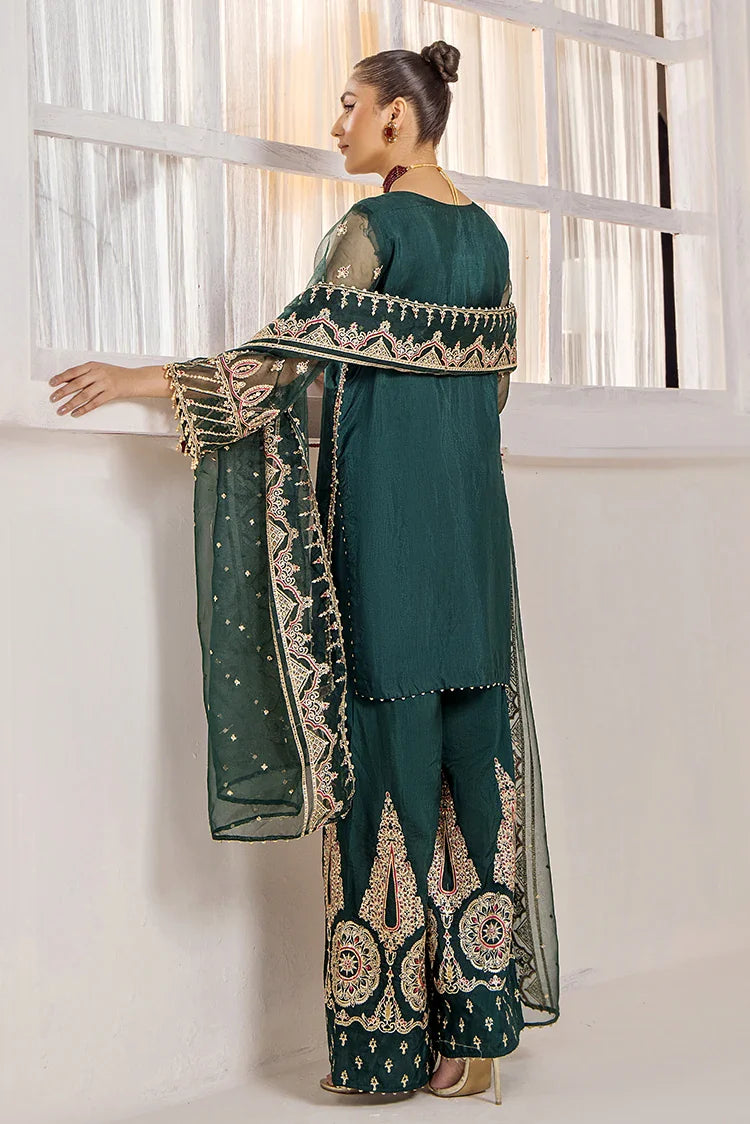 Picture of Rajwani - Sahiba Luxury Pret - Xenia green - Available at Raja Sahib