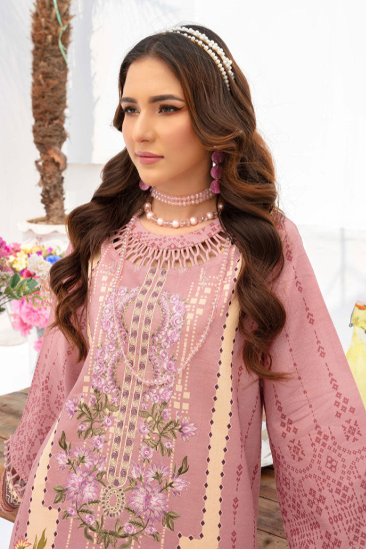 Picture of Humdum - Saira Bano Embroidered Lawn Collection  - D01 - Available at Raja Sahib