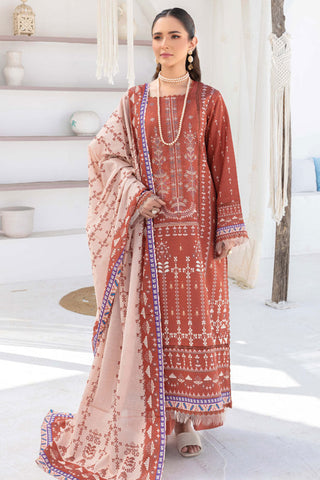 Saira Bano Embroidered Lawn Collection  - D03